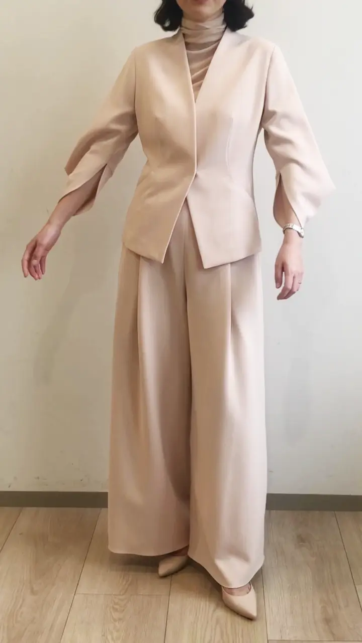 フロントタックワイドパンツ(ガウチョ・ワイドパンツ) | Sybilla