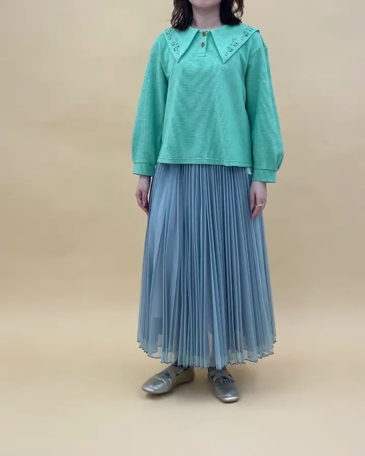Aventura セーラーカラーアニマル刺繍入りカットソー(カットソー・T