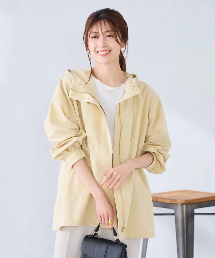 A.V.V アーヴェーヴェー ショートフーテッドコート xs フード付きショートコート[品番：ITKW0009314]｜a.v.v【WOMEN