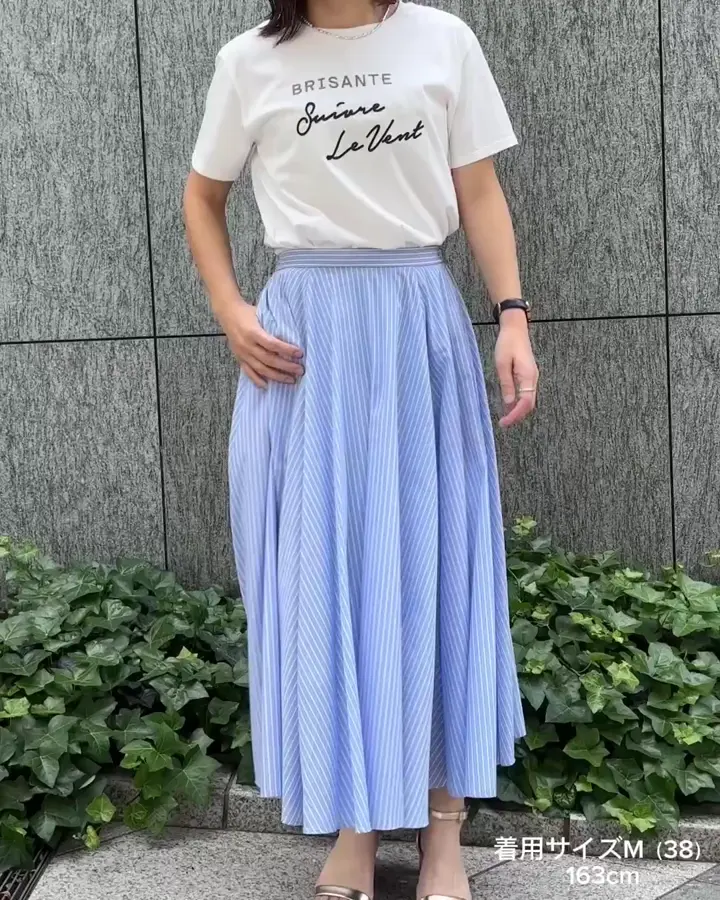 UVカット/接触冷感/洗える]デザインロゴTシャツ(カットソー・Tシャツ