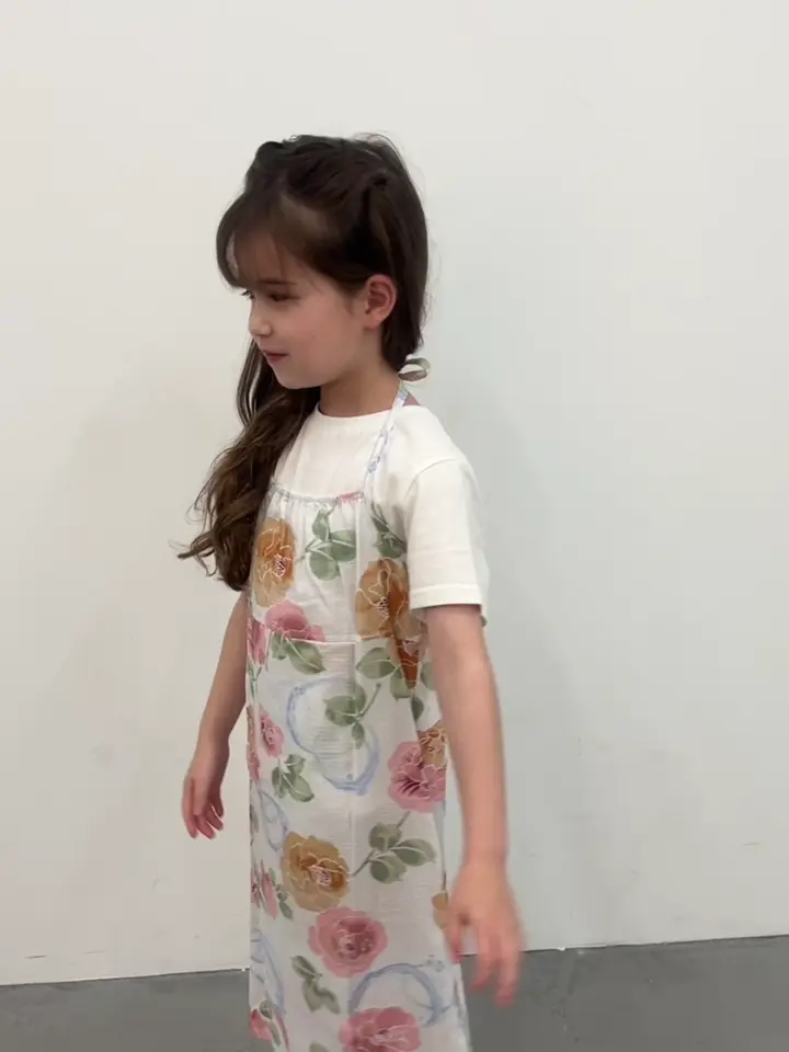 120-130]【WEB限定/2点セット/綿100％】簡単に着られるワンピース浴衣