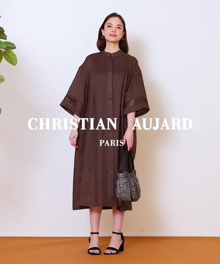 リネンクロスワンピース(ワンピース) | CHRISTIAN AUJARD(クリスチャン