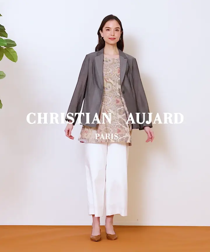 リネンリラックスワイドパンツ(フルレングスパンツ) | CHRISTIAN