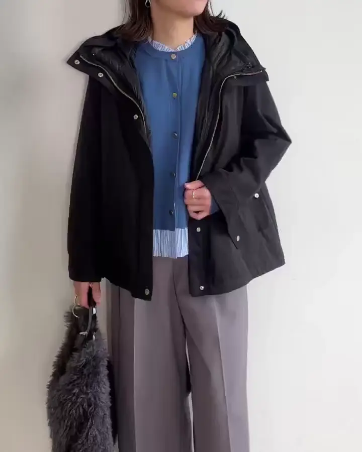 撥水/リサイクルダウン]ダウンライナー付きマルチwayブルゾン(その他の