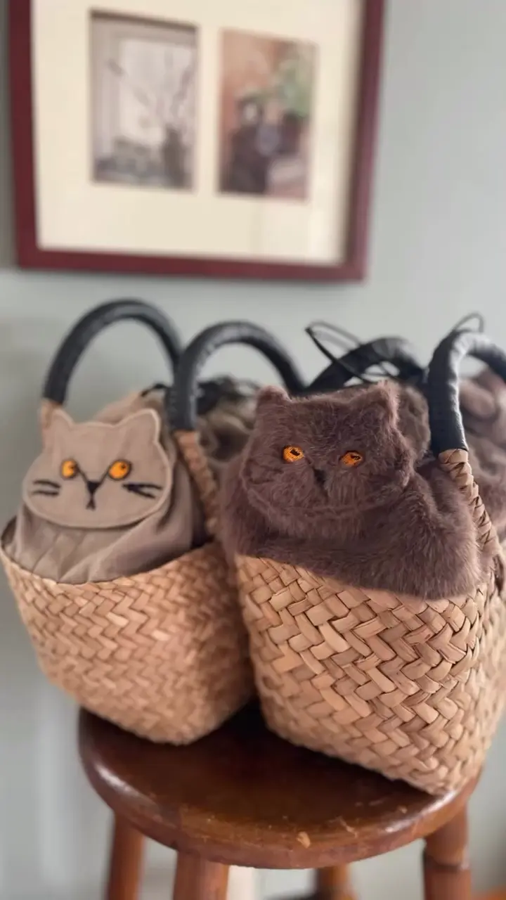 hug2 ハグにゃん× tamao かごバッグ hug2 ハグにゃん× tamao かごバッグ NEW BAG Collection 動物さん