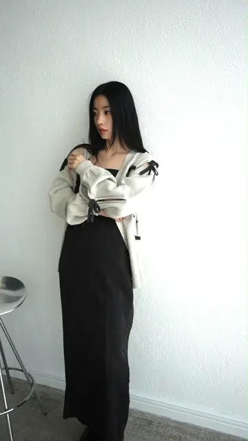 LADYMADE（レディメイド）｜ ホールリボンニットカーディガン