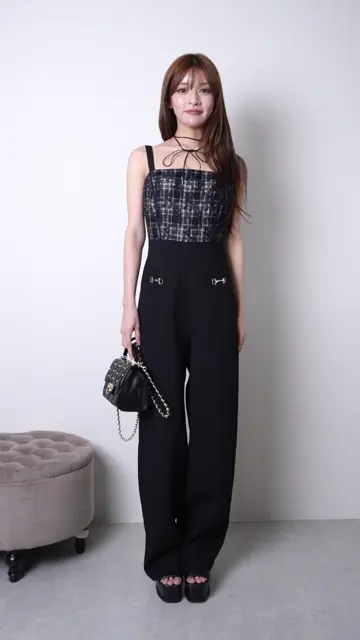 LIP SERVICE（リップサービス）｜ レースツイードロンパース アイテム