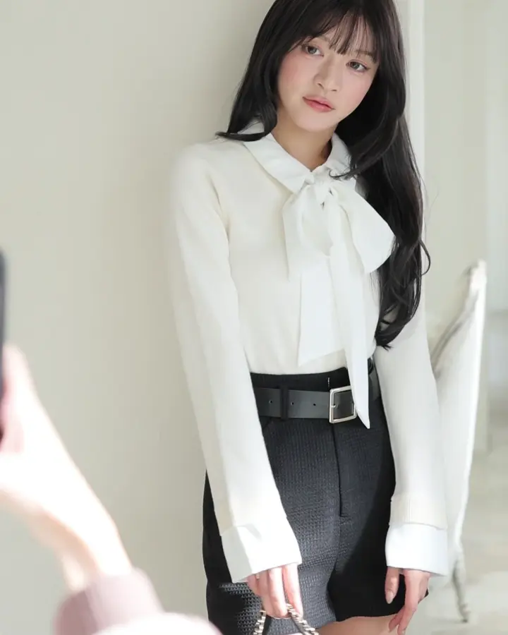 LIP SERVICE（リップサービス）｜ 2wayシャツレイヤードニットトップス