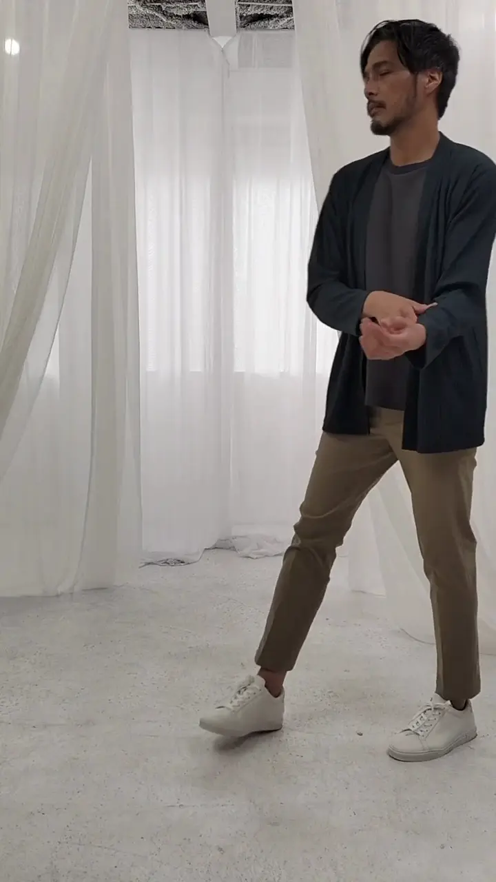 ピケストレッチトラウザー