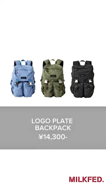 LOGO PLATE BACKPACK MILKFED. – calif（カリフ）公式サイト