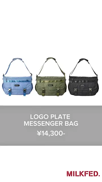 LOGO PLATE MESSENGER BAG MILKFED. – calif（カリフ）公式サイト