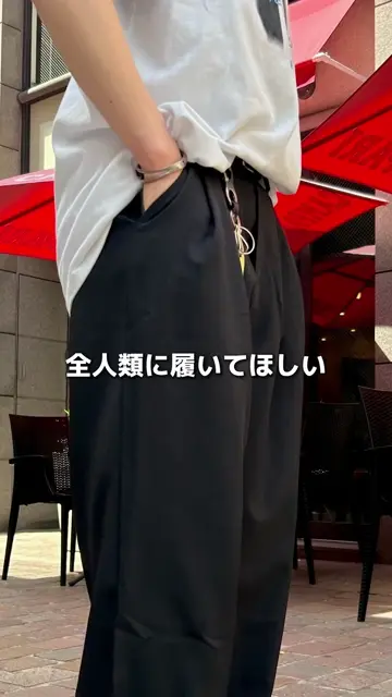 yolo ブラック ワイドパンツ Lサイズ パンツ – YOLO（ヨロ）｜ファッション通販