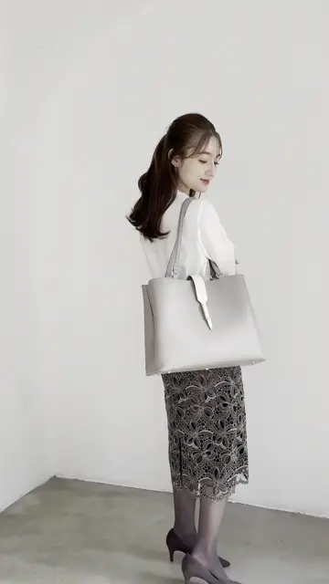 12twelveagenda mimiコラボトート Mimi Special Collaboration】配色A4トートバッグ【NET限定