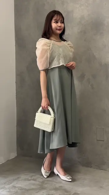 tadashi shoji ボリュームスリーブボレロ tadashi shoji ボリュームスリーブボレロ アイボリー メッシュボレロ