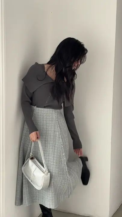 SALE】リボン付ツイードフレアスカート - 12Twelve Agenda(トゥエルブ