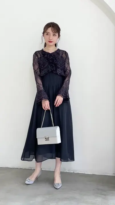 SALE】ラメフラップチェーンショルダースクエアパーティバッグ