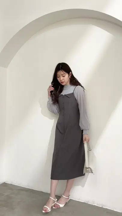 SALE】フラップ衿キャミワンピース - 12Twelve Agenda(トゥエルブ