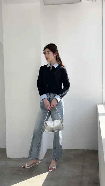 SALE】デザインケーブル衿ドッキングニットプルオーバー - 12Twelve