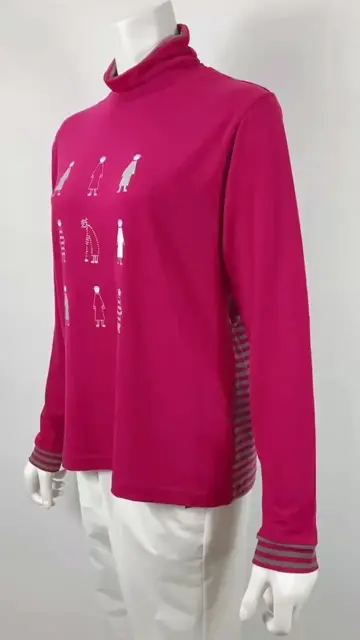 未使用 ピッコーネクラブ ☆ ハーフジップ ハイネック プルオーバー 1 日本製 吸湿発熱バックボーダープルオーバー|ピッコーネクラブ-アウトレット