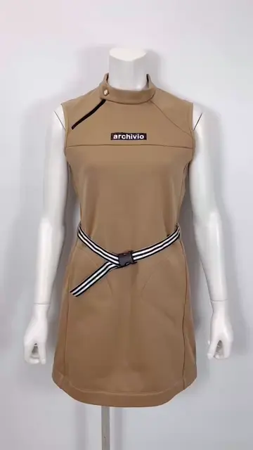 ベルト付き裏起毛ワンピース|アルチビオ-アウトレット- - ゴルフウェア