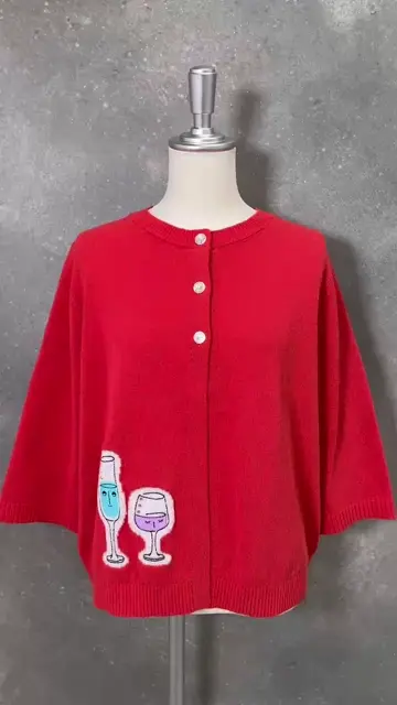 イラスト刺繍カーディガン|スタジオピッコーネ-アウトレット- - ゴルフ