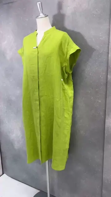 ビーズ刺繍リネンワンピース|スタジオピッコーネ - ゴルフウェアや婦人