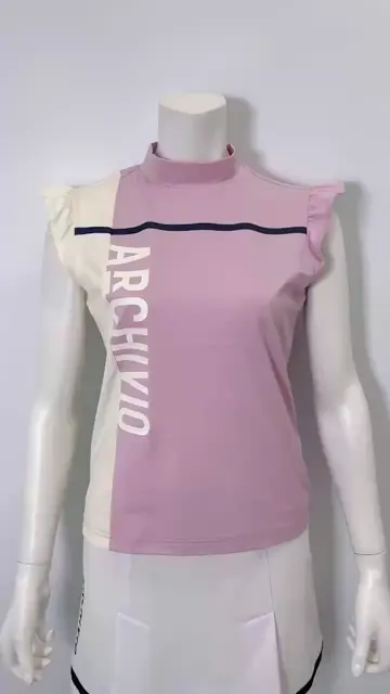 肩フリルUV速乾ノースリトップス|アルチビオ - ゴルフウェアや婦人服通販