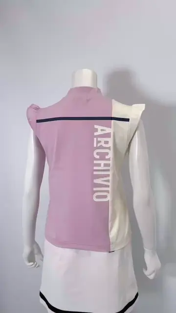 肩フリルUV速乾ノースリトップス|アルチビオ - ゴルフウェアや婦人服通販