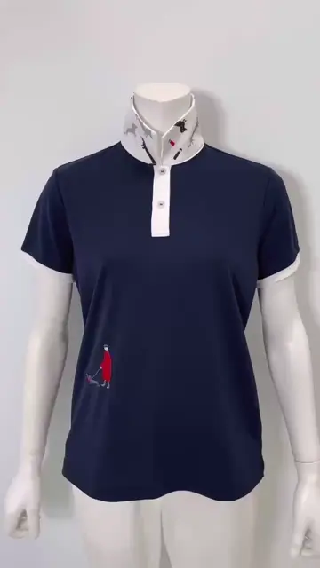 UV速乾ポイント刺繍ポロシャツ|ピッコーネクラブ - ゴルフウェアや婦人