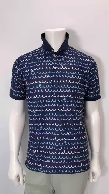 メンズ】メッシュ波柄UVポロシャツ|ピッコーネクラブ - ゴルフウェアや