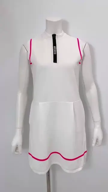 部分メッシュノースリニットワンピース|アルチビオ - ゴルフウェアや