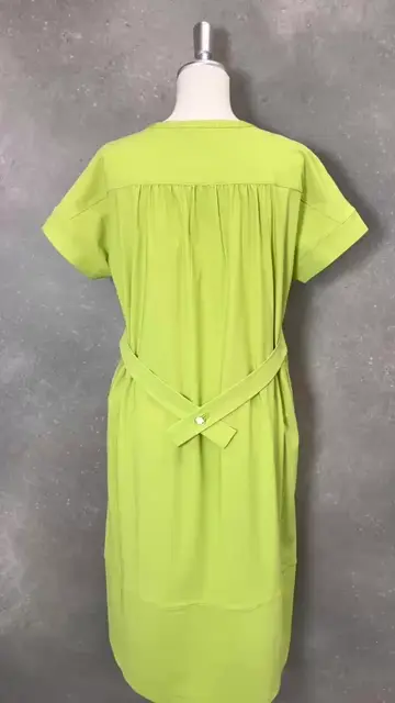 新品未使用‼️ピッコーネバックベルト刺繍ワンピース40 バックベルト刺繍ワンピース|スタジオピッコーネ-アウトレット