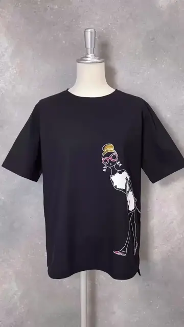 グリッタープリント冷感Tシャツ|スタジオピッコーネ - ゴルフウェアや
