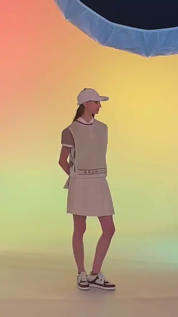 モールニットメッシュベスト|アルチビオ - ゴルフウェアや婦人服通販