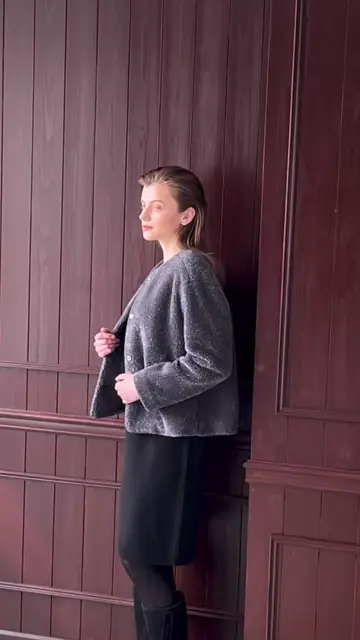 コットン混長袖ハイネックプルオーバー|スタジオピッコーネ