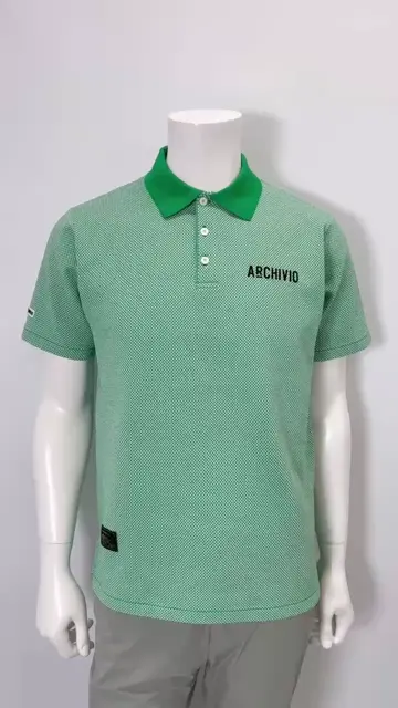 メンズ】幾何学柄ニットポロシャツ|アルチビオ - ゴルフウェアや婦人服通販