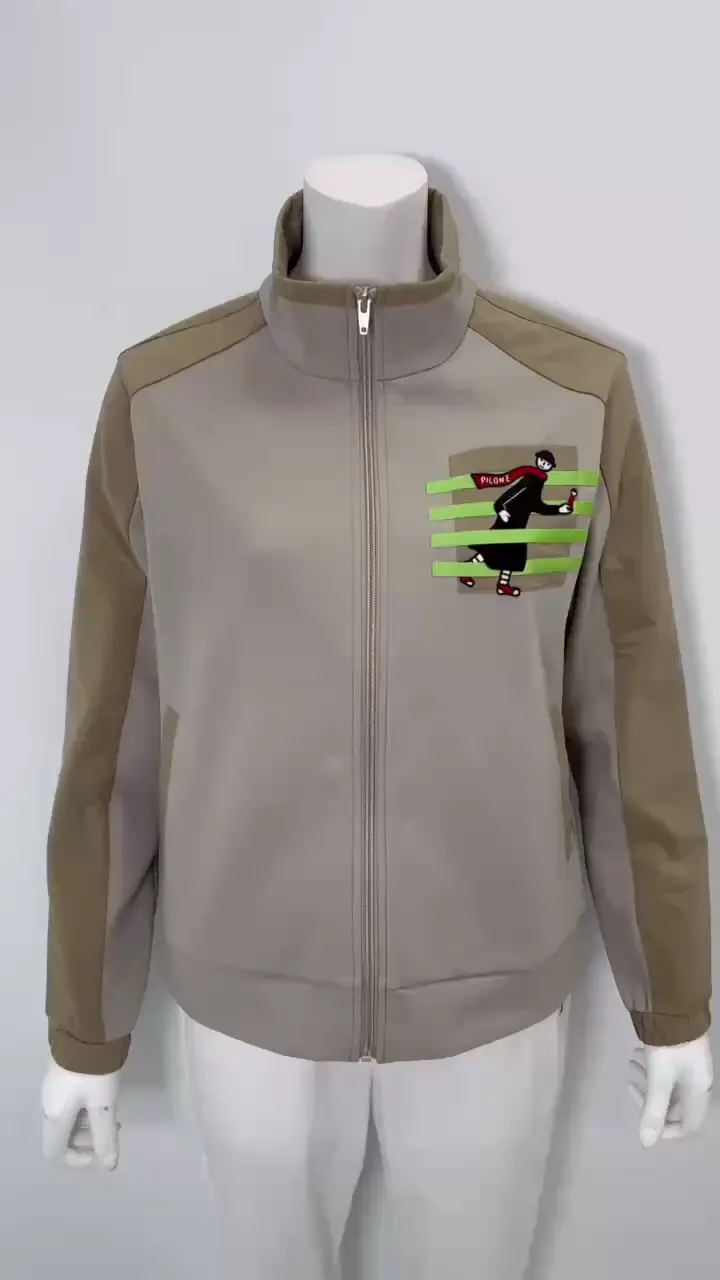 【極美品】 ピッコーネ ブルゾン パーカー ゴルフ スポーツ ライトアウター ジップアップスウェット切替ブルゾン|ピッコーネクラブ - ゴルフウェア