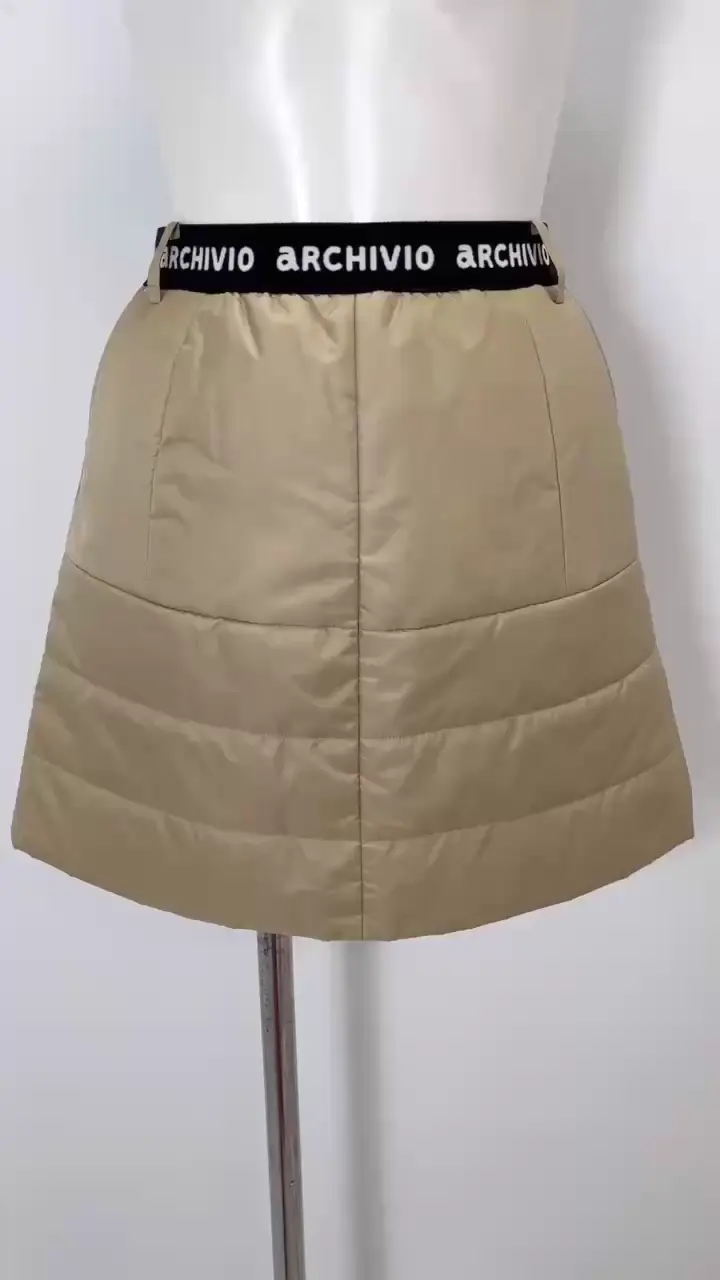 ウエストロゴ中綿撥水スカート|アルチビオ - ゴルフウェアや婦人服通販