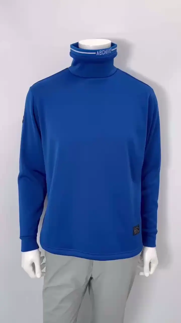 メンズ】裏起毛ボトルネックプルオーバー|アルチビオ - ゴルフウェアや