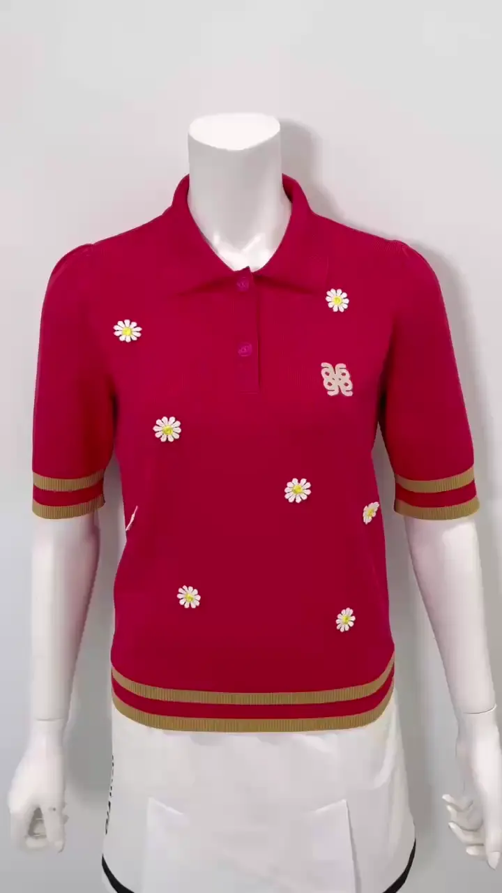 マーガレットニットポロシャツ|アルチビオ - ゴルフウェアや婦人服通販