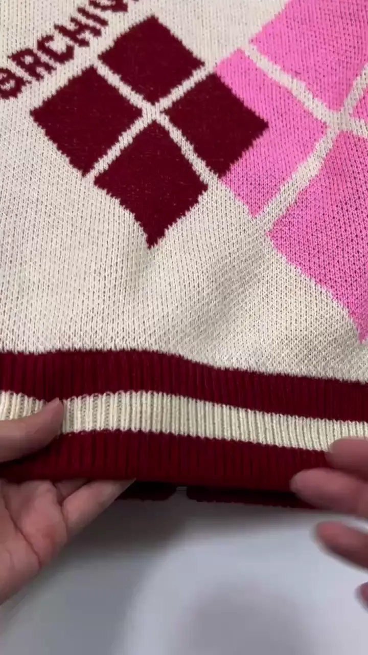 アーガイル柄ニットブルゾン|アルチビオ - ゴルフウェアや婦人服通販