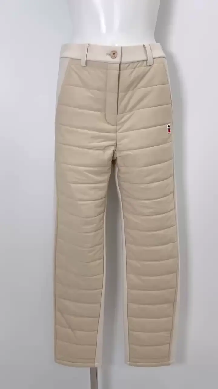 防風撥水中綿キルト切替パンツ|ピッコーネクラブ - ゴルフウェアや婦人