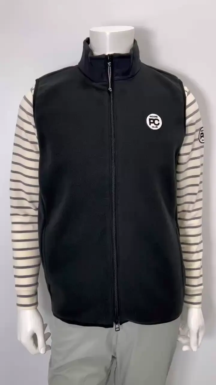 メンズ】制電フリースジップベスト|ピッコーネクラブ - ゴルフウェアや