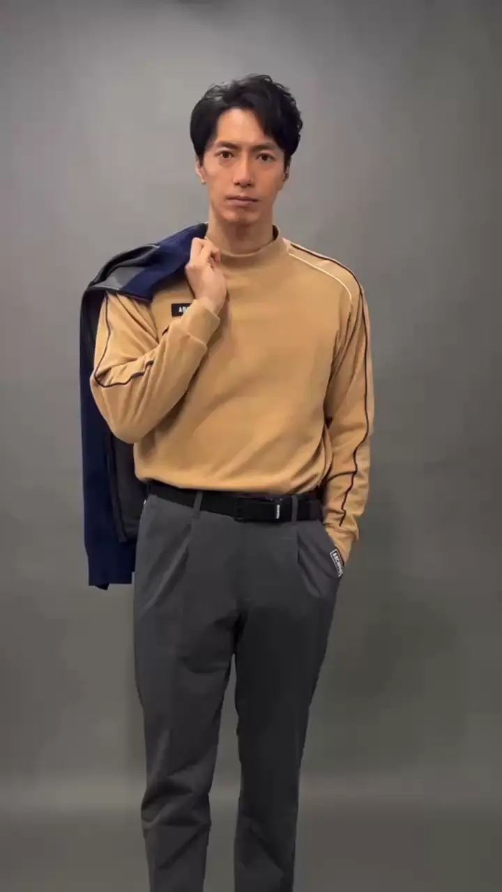 メンズ】異素材切替配色ブルゾン|アルチビオ - ゴルフウェアや婦人服通販