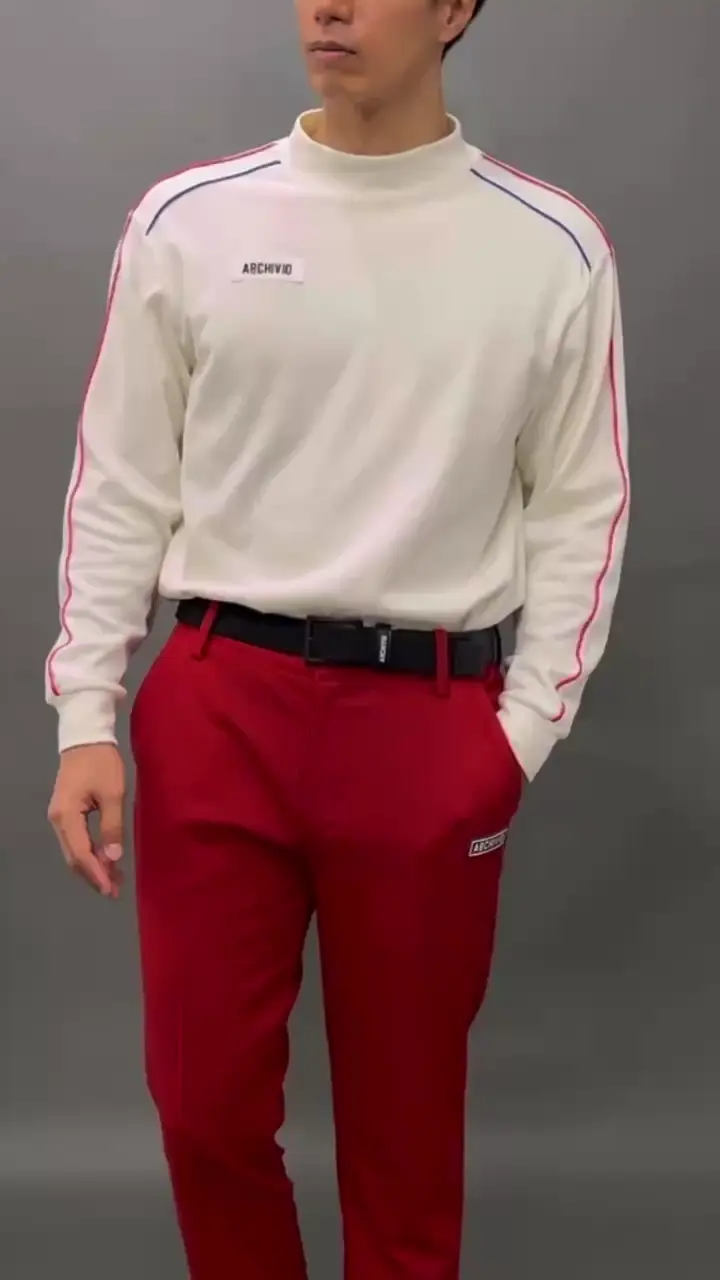 メンズ】パイピングライン起毛プルオーバー|アルチビオ - ゴルフウェア