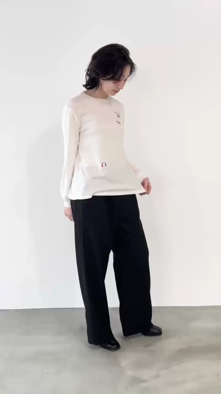 ウール100％ピコ刺繍ハイネックニット|スタジオピッコーネ - ゴルフ