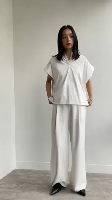 ワイドシルエットスラックスパンツ 全5色 2サイズ 【SALE】 | ボトムス