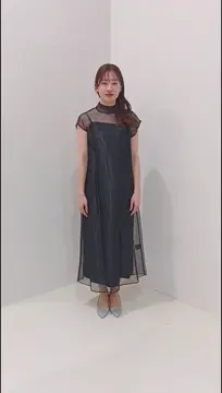 【値下げしました】kaene アシメインナーオーガンジードレス アシメインナーオーガンジードレス | DRESS,DRESS | ROOM903 online