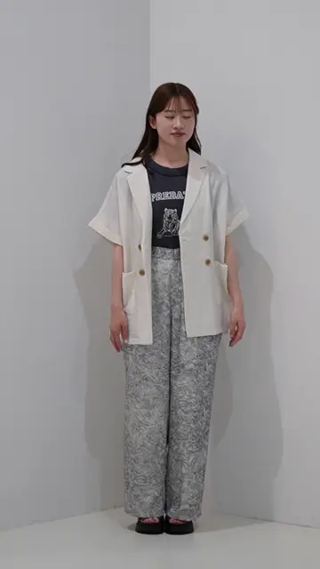 Pqran ピグメントトラ＆ネコTシャツ | TOPS,Tシャツ