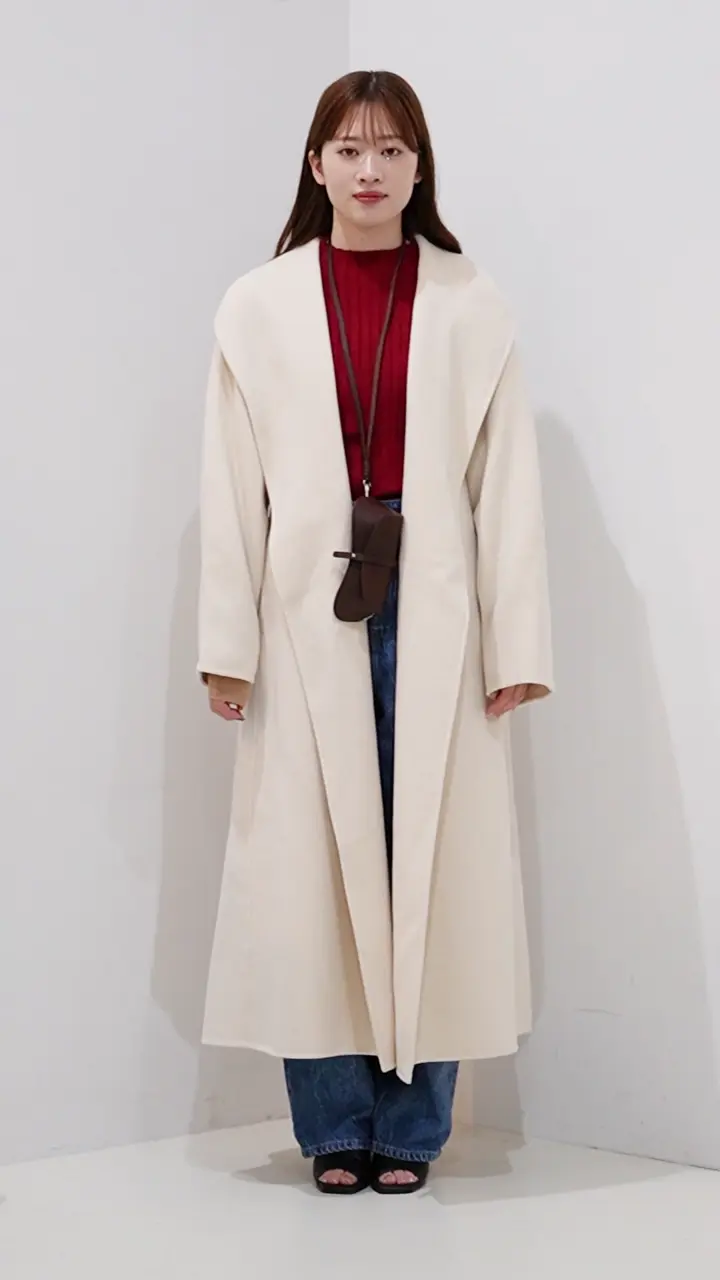 リバーロングフレアウールコート | ALL ITEM | ROOM903 online